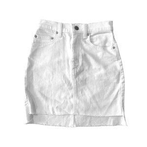 Aritiza - Wilfred Free Aritzia Tanit Skirt White Denim Size 00